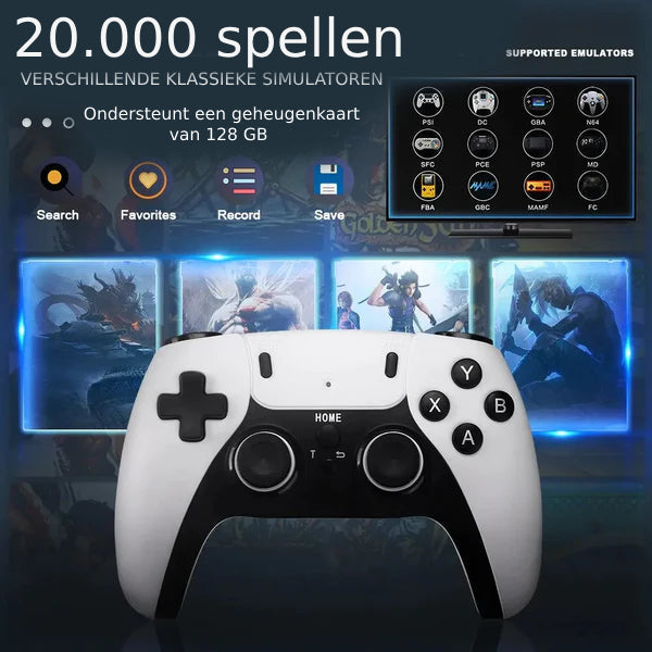SpelBox™ – 20.000 retrogames + 2 draadloze controllers