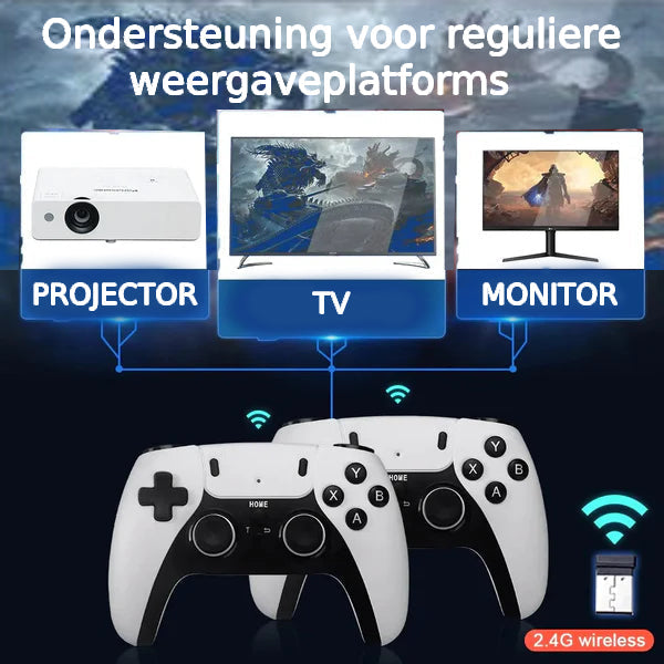 SpelBox™ – 20.000 retrogames + 2 draadloze controllers