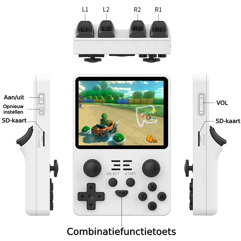 Spelvibe Console™ - 20.000 voorgeïnstalleerde spellen